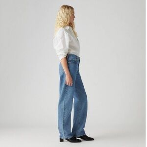 Y2K Vintage Levi's 501 Jeans Straight Fit Medium Wash 36w 34l Skater Baggy